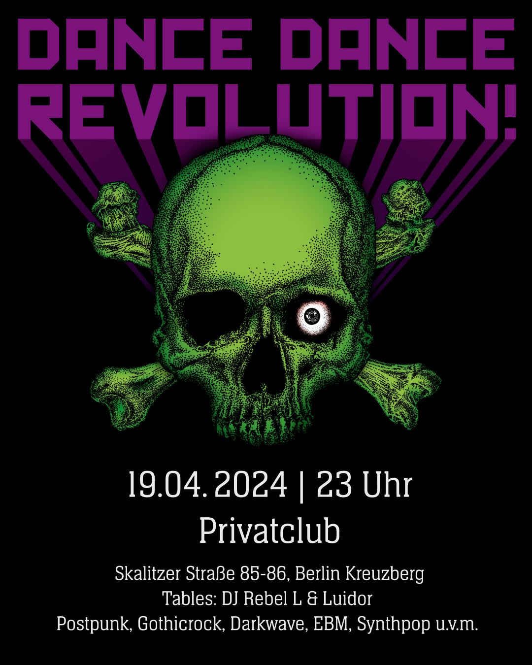 Flyer Dance Dance Revolution 19.04.2024